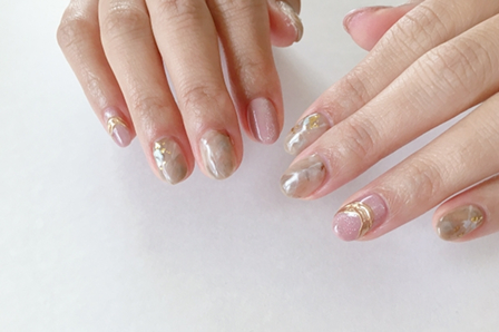 ネイルのカタログ写真